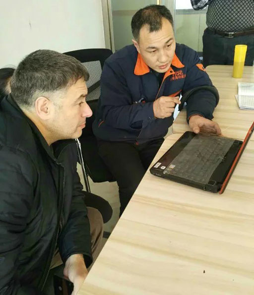 俄罗斯客户来厂考察